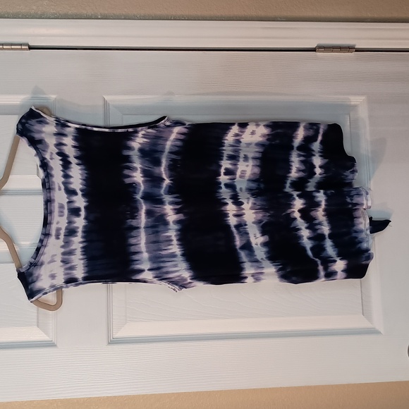 Simply Vera VeraWang Tie Dye Sleeveless Top b400 - Picture 2 of 5